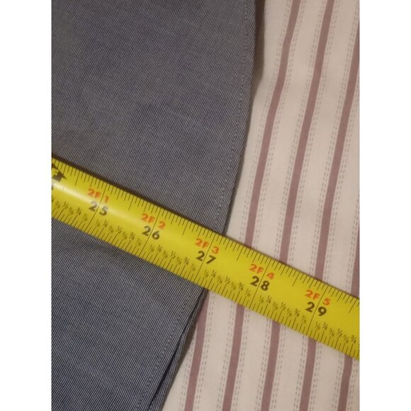 Untuckit Shirt Mens Medium M Blue Petrus WF Short Sleeve Regular Fit Button Up - Picture 10 of 10